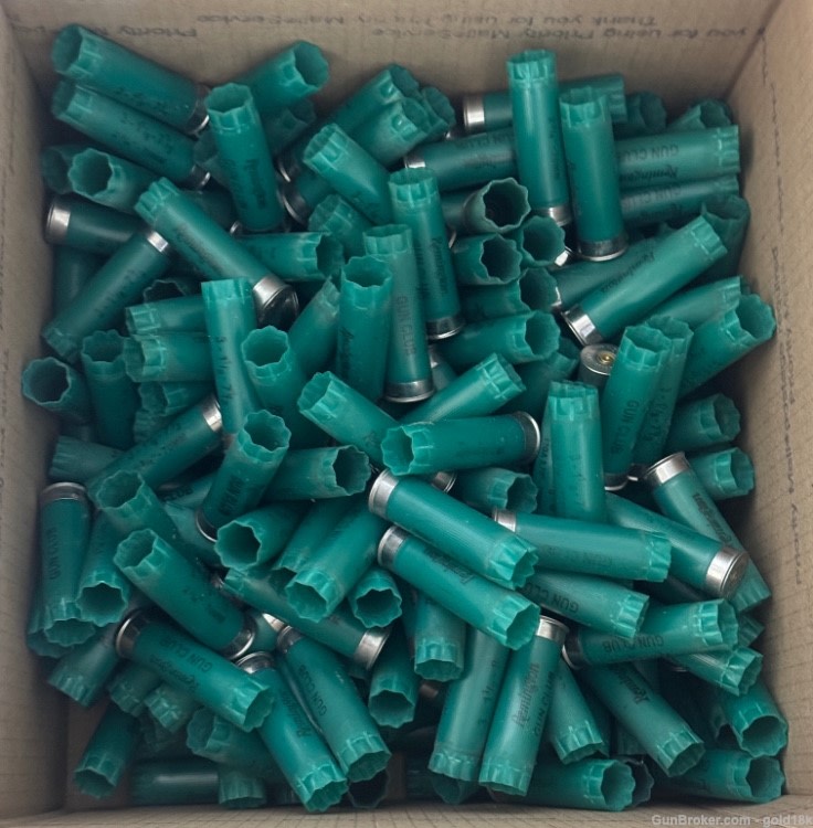 Remington 12 Gauge Gun Club Hulls 250pc Once Fired-img-0