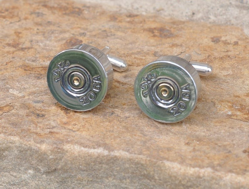 Browning 20 Gauge Shotgun Shell Cufflinks-img-1