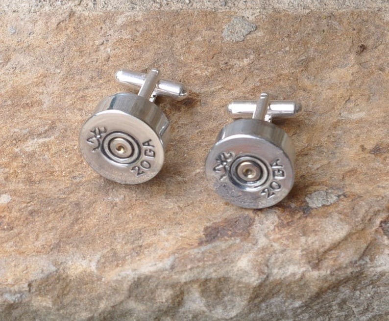 Browning 20 Gauge Shotgun Shell Cufflinks-img-0
