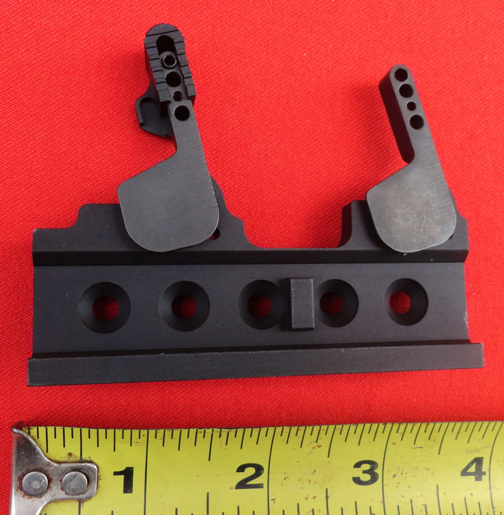 QD Quick Detachable ACOG Picatinny Rail Mount/Base, Dual Throw Levers-img-1