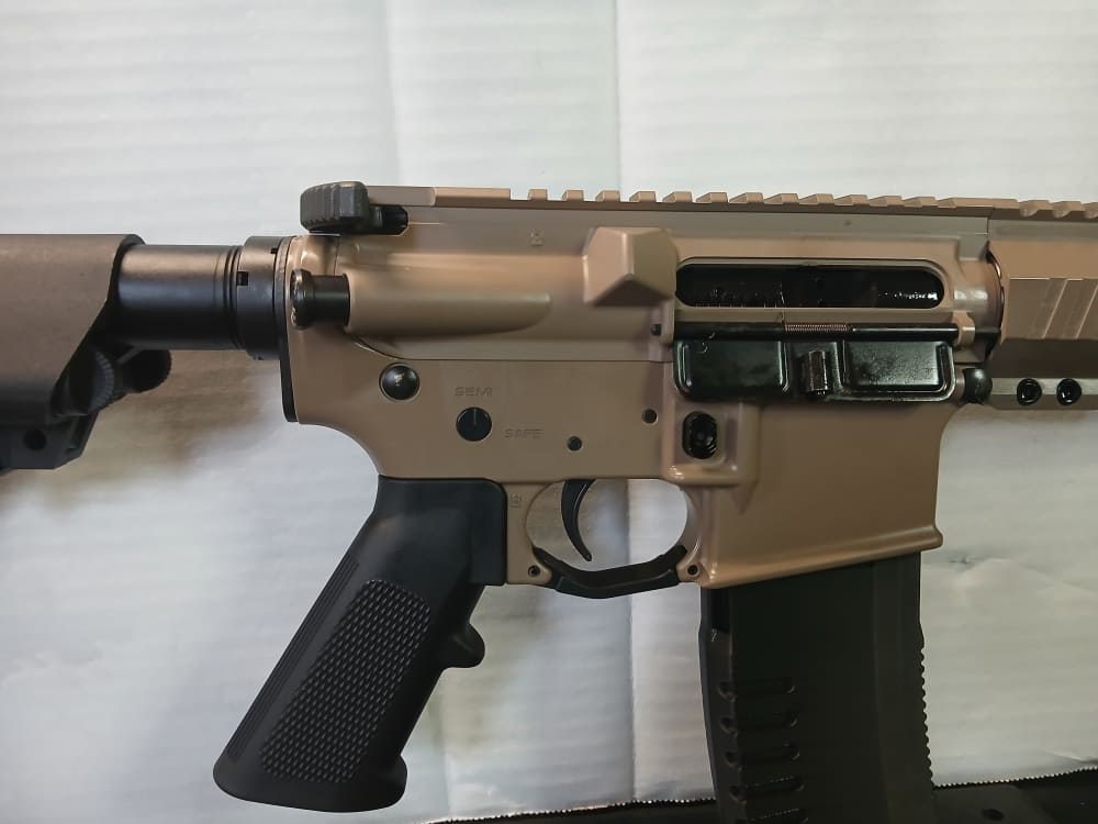New Custom One Horse AR15 16 inch 300 Blackout (Cerakote FDE)-img-4