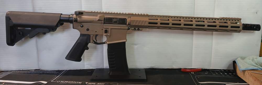 New Custom One Horse AR15 16 inch 7.62x39 (Cerakote FDE)-img-0