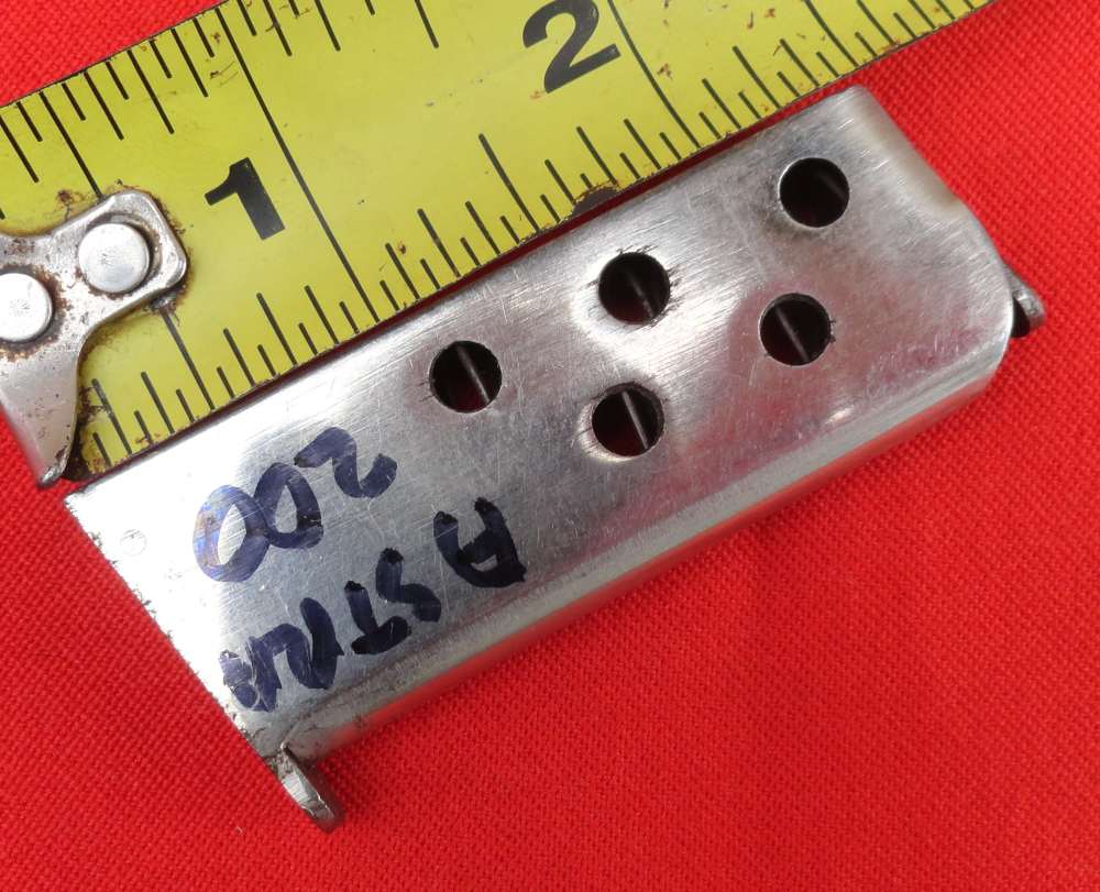 Astra 200 Firecat Factory Pistol Magazine .25 ACP, Nickel, Very Good-img-0