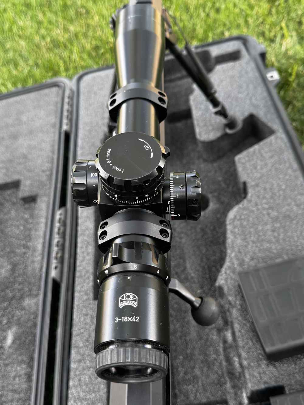 Barrett 338 Lapua 2 mags IOR Scope 98B with bipod and original case-img-4
