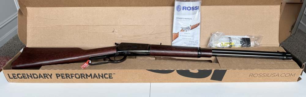 Rossi R92 Single Lever Rifle - Polished Black Oxide, .44 MAG , 20in-img-0
