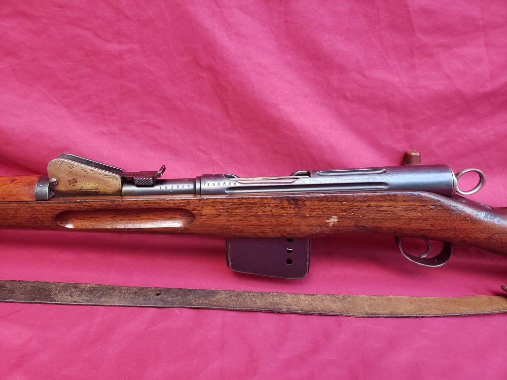 Schmidt-Rubin 1889 - Original Sling and Muzzle Cap - Stunning - Antique-img-24