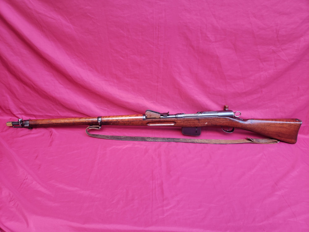 Schmidt-Rubin 1889 - Original Sling and Muzzle Cap - Stunning - Antique-img-23