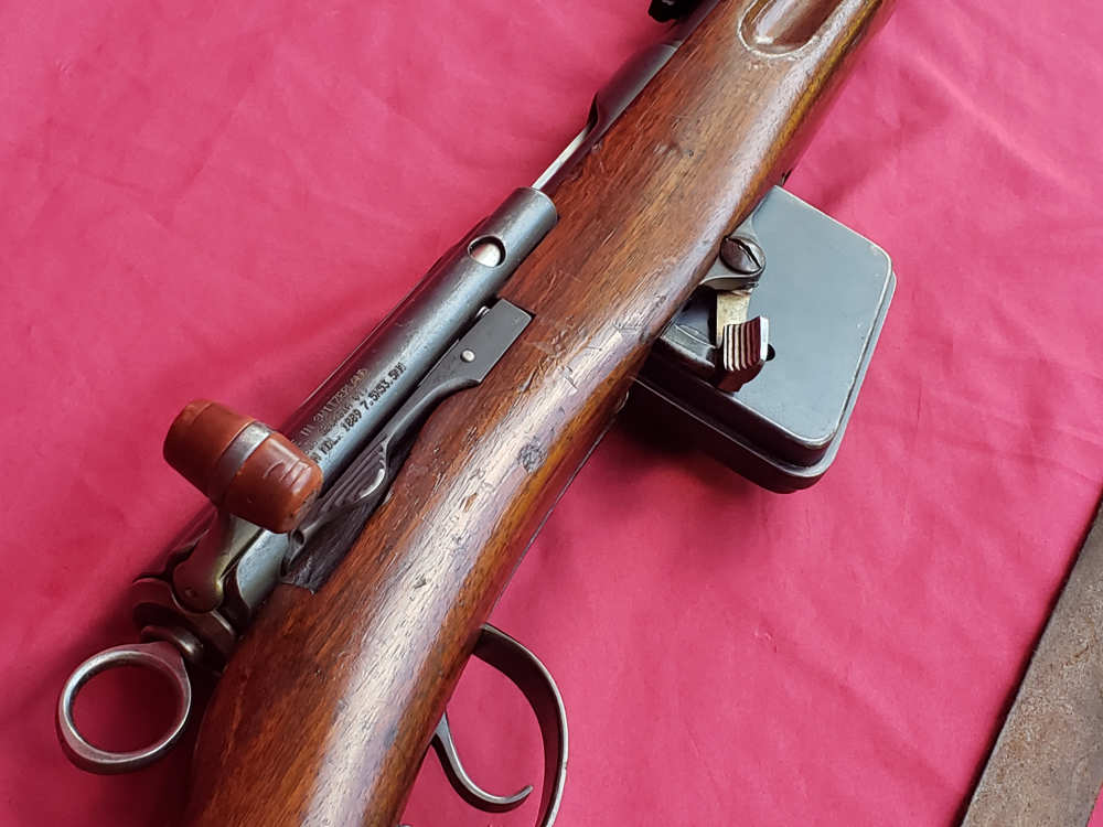 Schmidt-Rubin 1889 - Original Sling and Muzzle Cap - Stunning - Antique-img-81