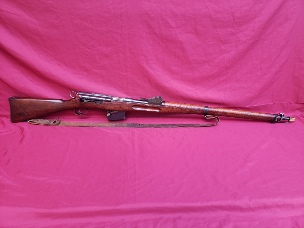Schmidt-Rubin 1889 - Original Sling and Muzzle Cap - Stunning - Antique-img-22