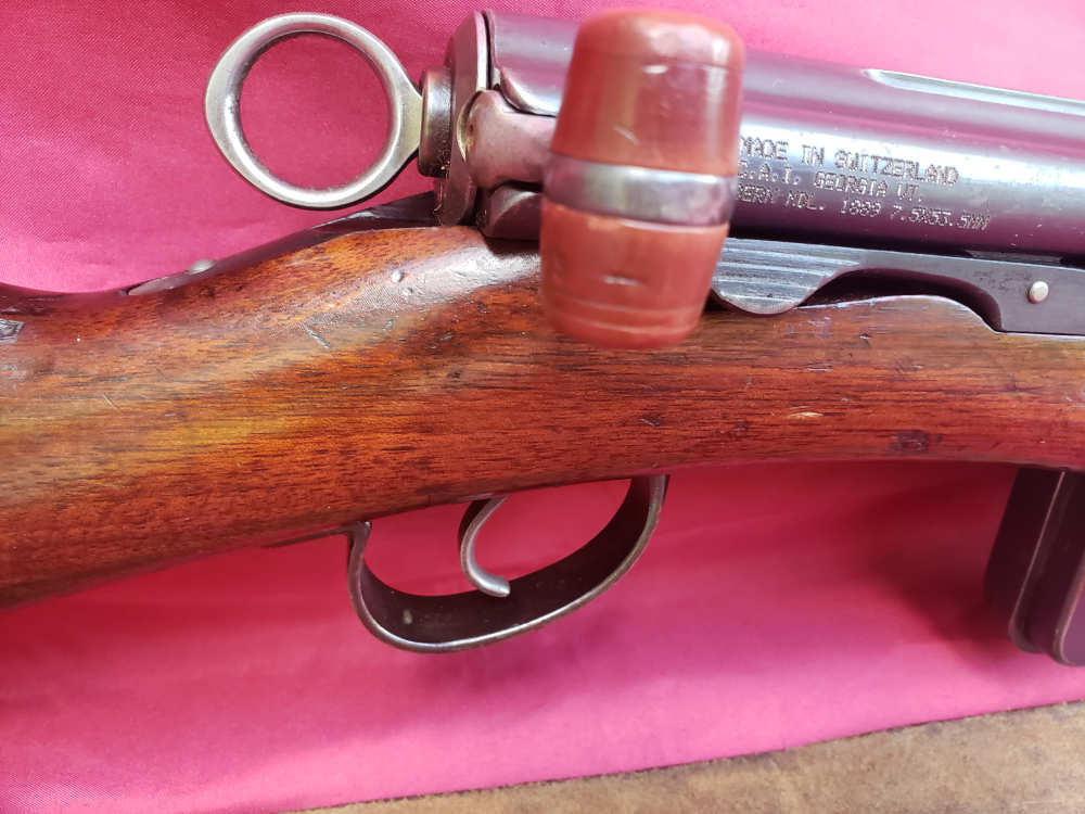 Schmidt-Rubin 1889 - Original Sling and Muzzle Cap - Stunning - Antique-img-8