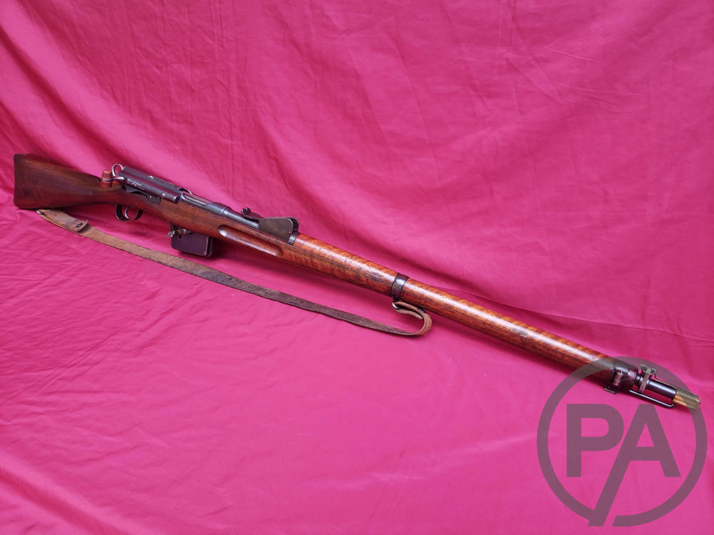 Schmidt-Rubin 1889 - Original Sling and Muzzle Cap - Stunning - Antique-img-0