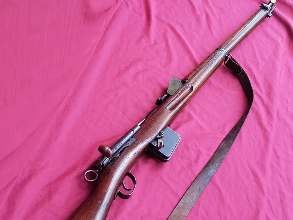 Schmidt-Rubin 1889 - Original Sling and Muzzle Cap - Stunning - Antique-img-80