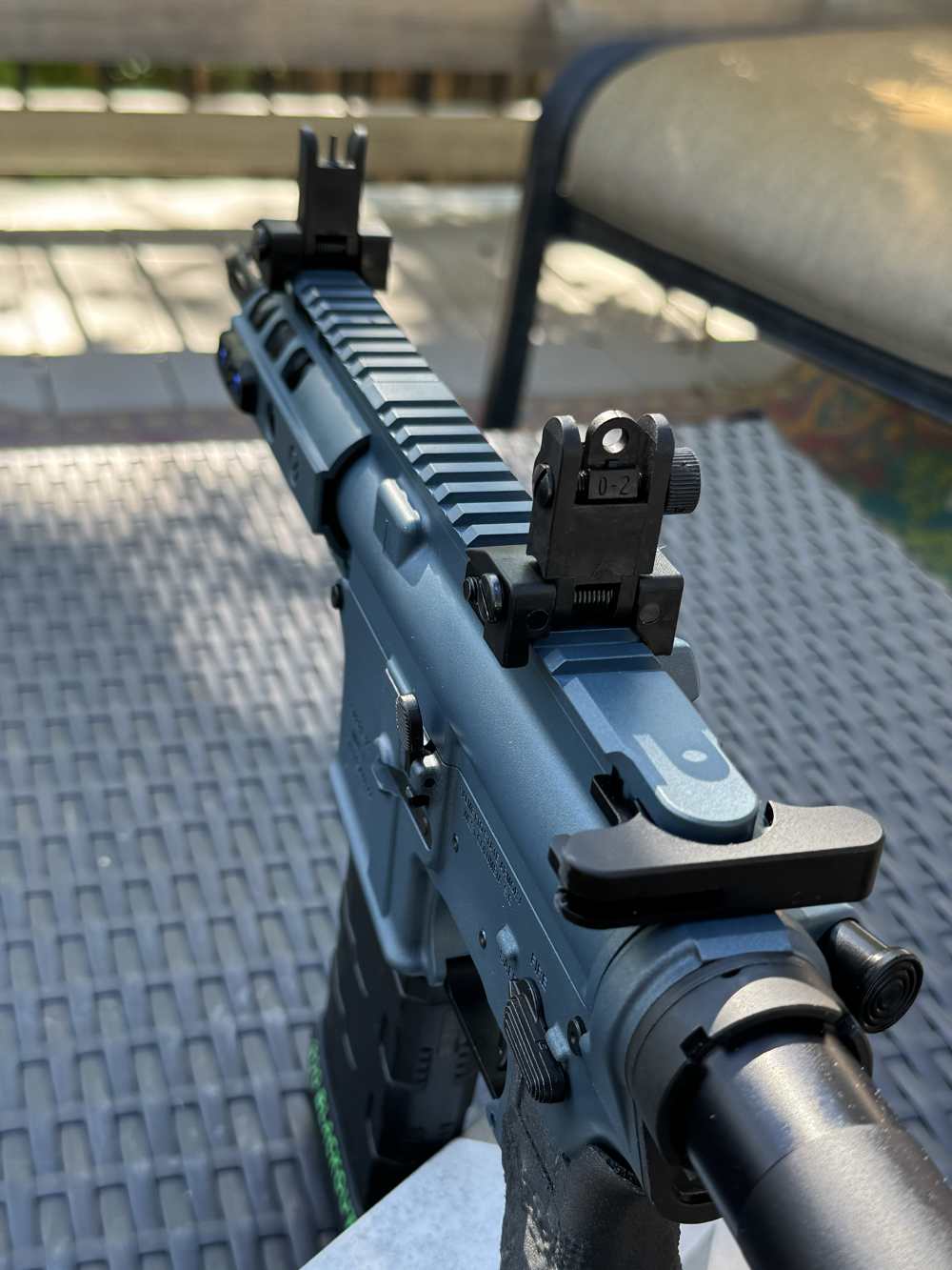 .300 Blackout Blue Titanium AR Pistol | 5" Ghost IHS Upper-img-9