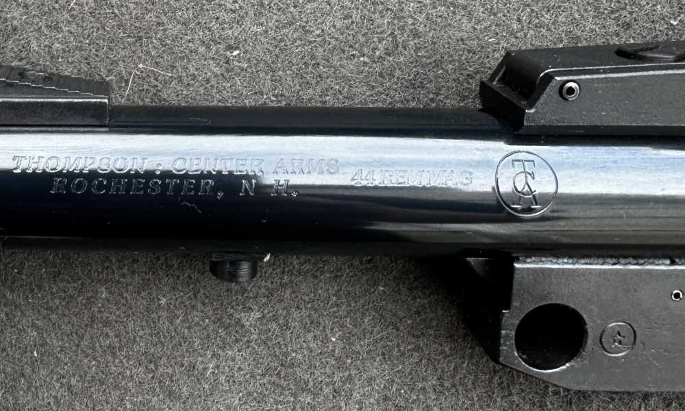 Scarce 6.5” TC Contender .44 Magnum Barrel Only, With Adjustable Sights,T/C-img-4
