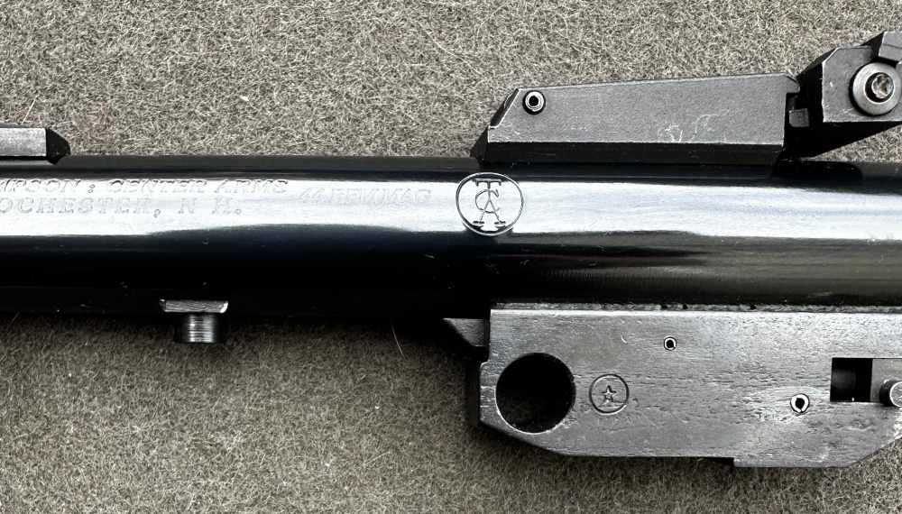 Scarce 6.5” TC Contender .44 Magnum Barrel Only, With Adjustable Sights,T/C-img-2
