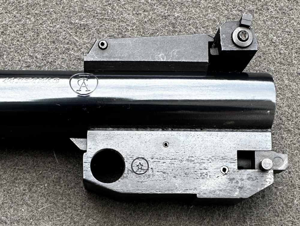 Scarce 6.5” TC Contender .44 Magnum Barrel Only, With Adjustable Sights,T/C-img-1