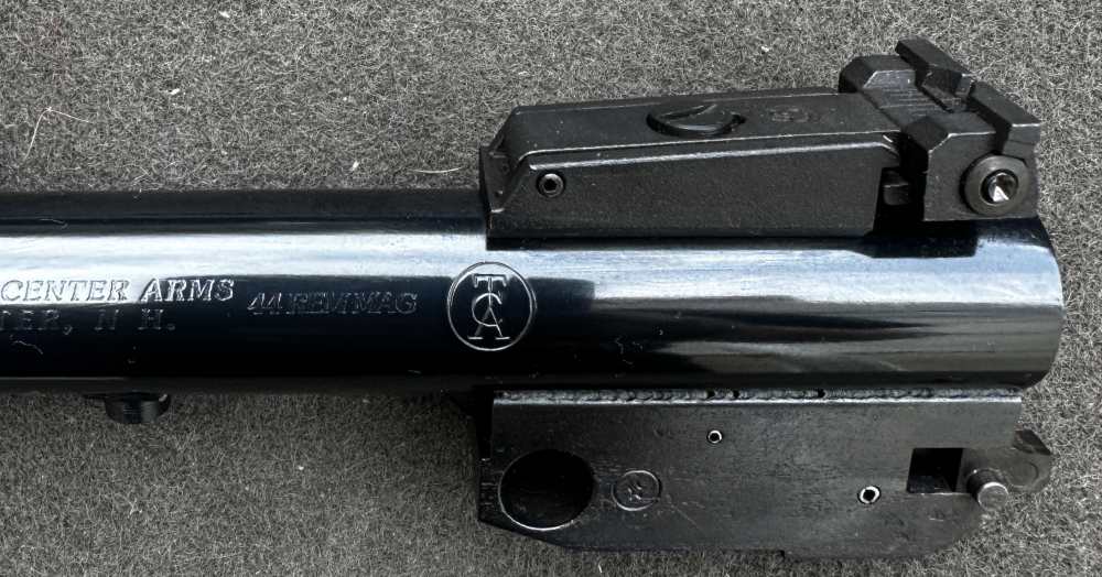 Scarce 6.5” TC Contender .44 Magnum Barrel Only, With Adjustable Sights,T/C-img-5