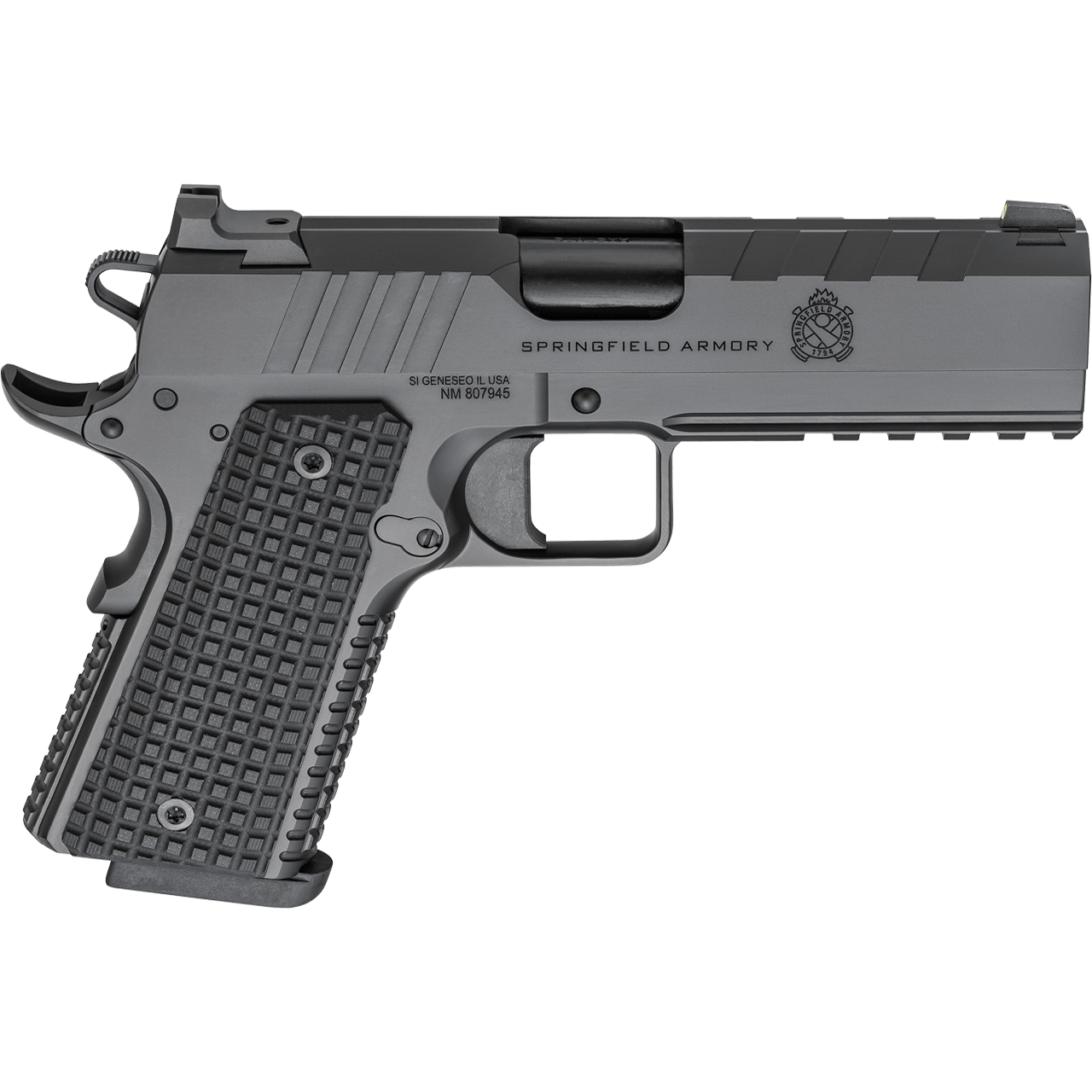 Springfield 1911 Emissary 9mm Luger Pistol 9+1 4.25 Match Barrel Black PX92-img-0