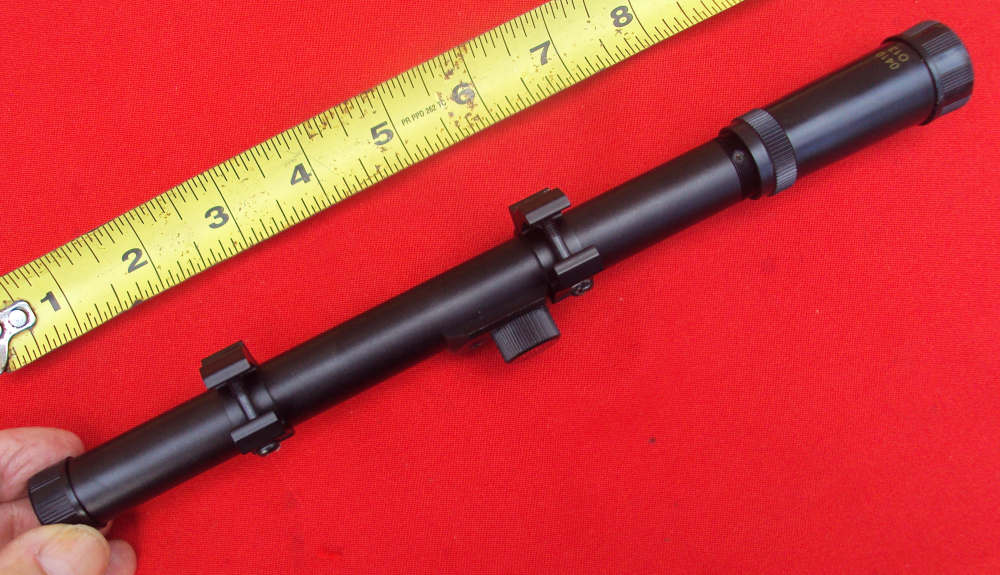 Vintage Crosman 4X32 Air Rifle/.22 Rifle Scope W/Mounts -img-2
