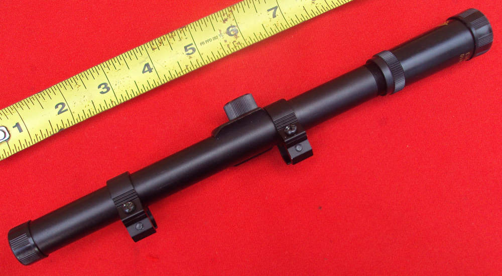 Vintage Crosman 4X32 Air Rifle/.22 Rifle Scope W/Mounts -img-1