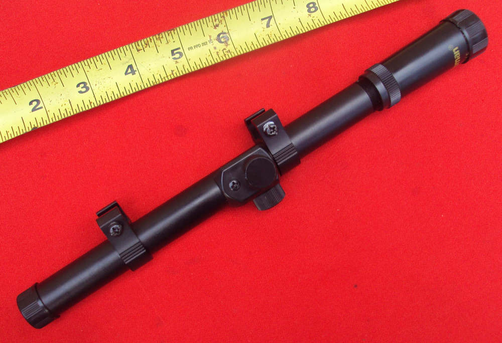 Vintage Crosman 4X32 Air Rifle/.22 Rifle Scope W/Mounts -img-3