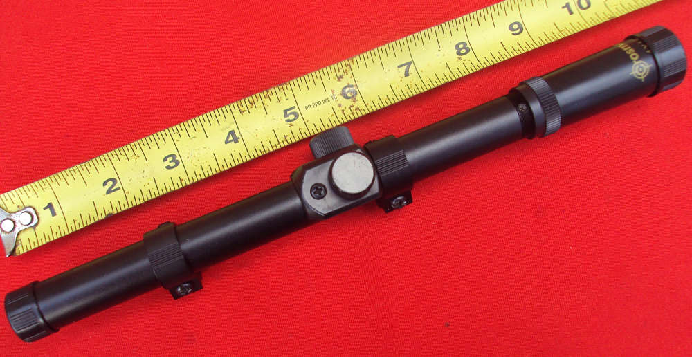 Vintage Crosman 4X32 Air Rifle/.22 Rifle Scope W/Mounts -img-0
