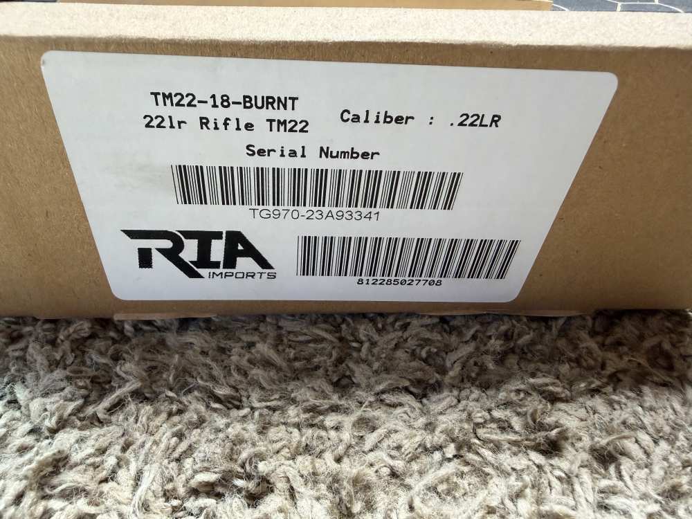 NIB RIA Imports TM-22 A-18 22 lr burnt bronze NICE! Trades!-img-6