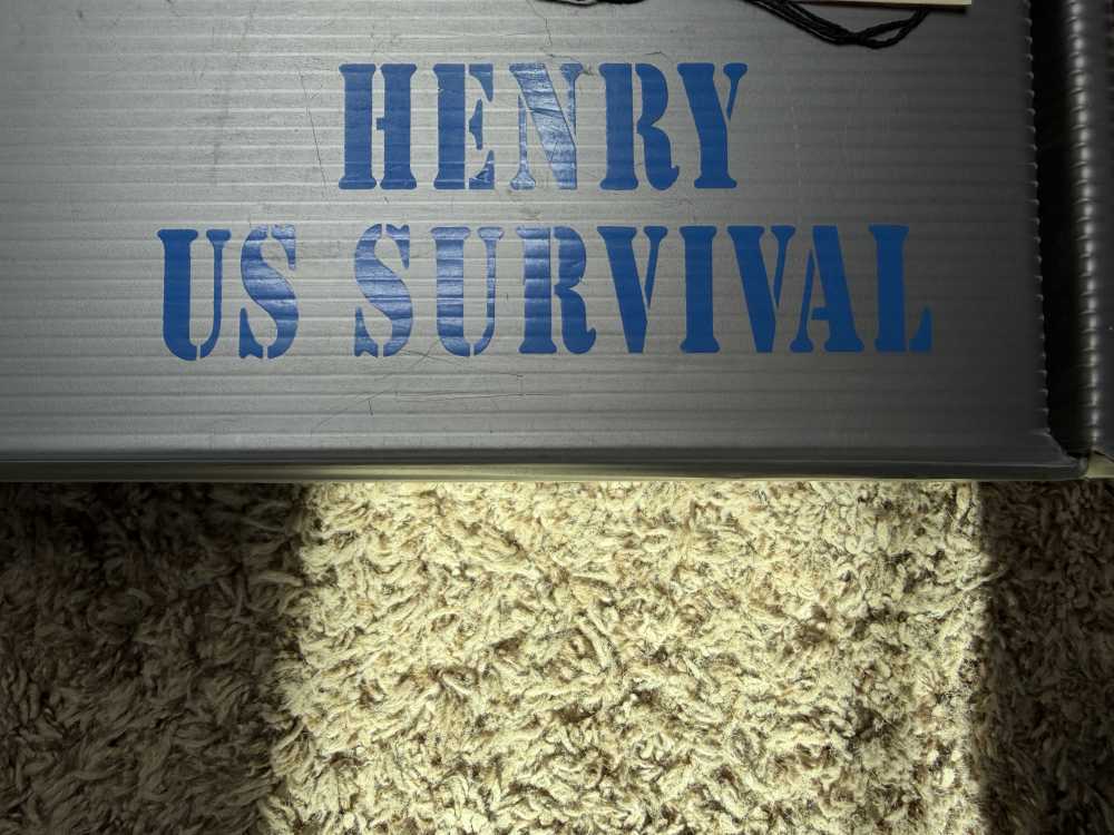 Henry US Survival .22 lr Model H002S Silver Nice! Trades!-img-0