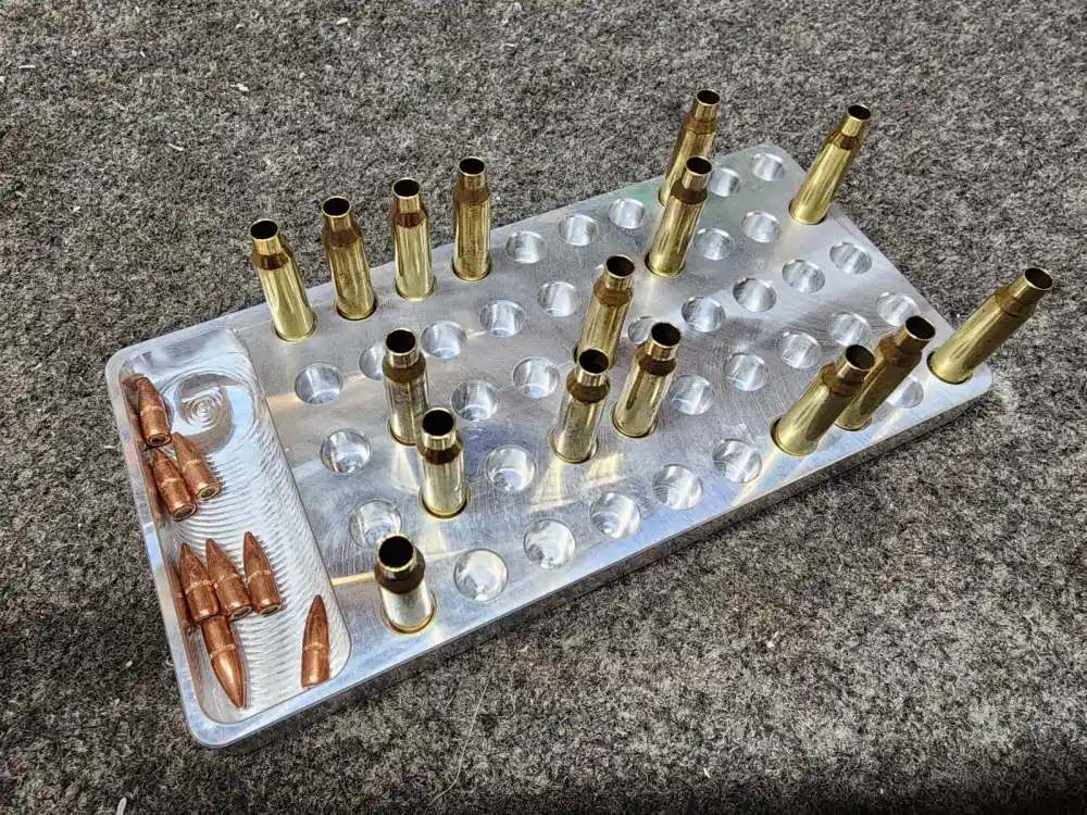 CNC Aluminum Flat Reloading Block- Micro Calibers by Walberg Precision LLC-img-2