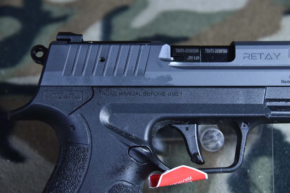 RETAY USA RXP22 22LR 13+1 Threaded BBL Black & Grey Slide Life Warranty-img-6