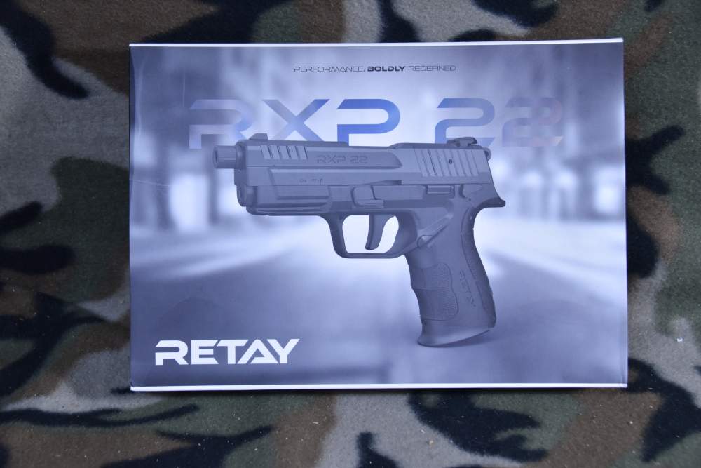 RETAY USA RXP22 22LR 13+1 Threaded BBL Black & Grey Slide Life Warranty-img-24