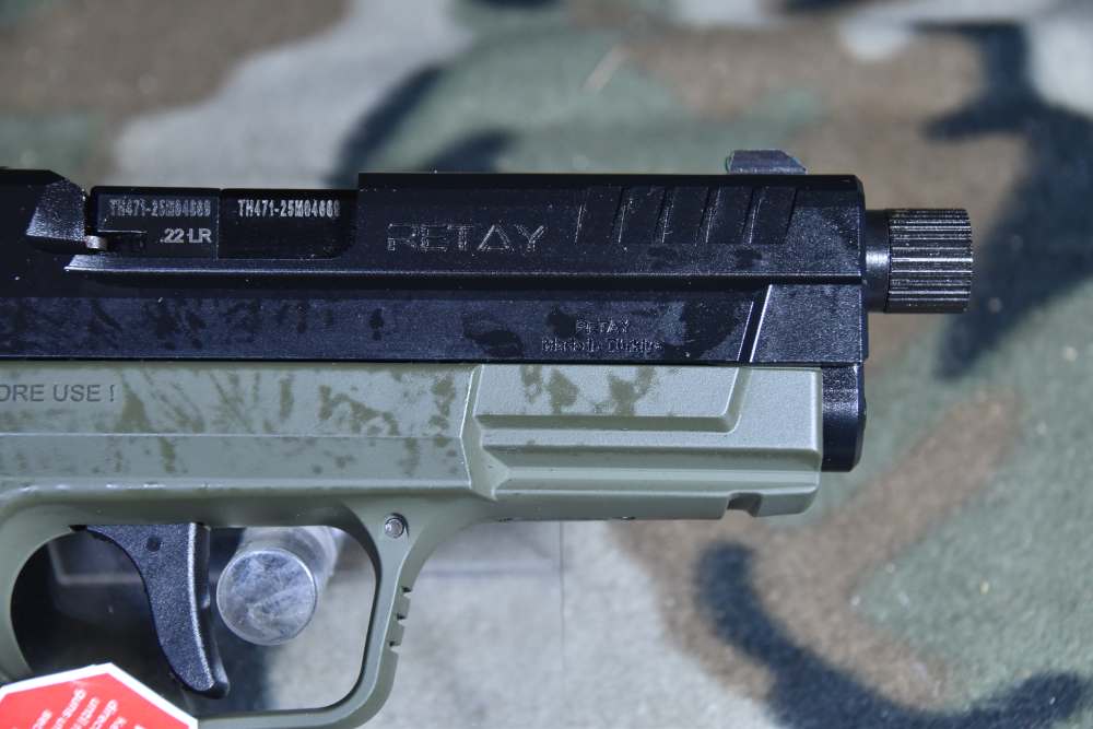 RETAY USA RXP22 22LR 13+1 Threaded BBL OD Green & Black Slide Life Warranty-img-7