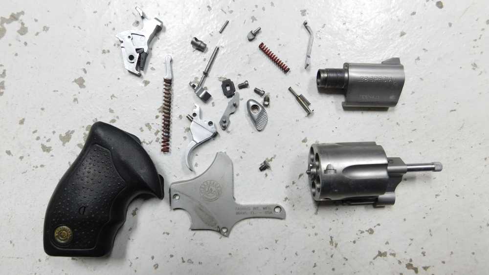 Taurus Model 85 Stainless 38 Special Parts Kit Grip/2 Inch Barrel/5 Shot-img-0