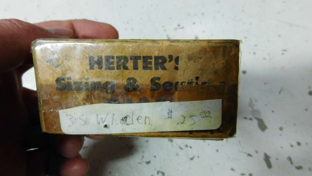 VINTAGE Herter's 35 Whelen Dies in Original Box-img-2