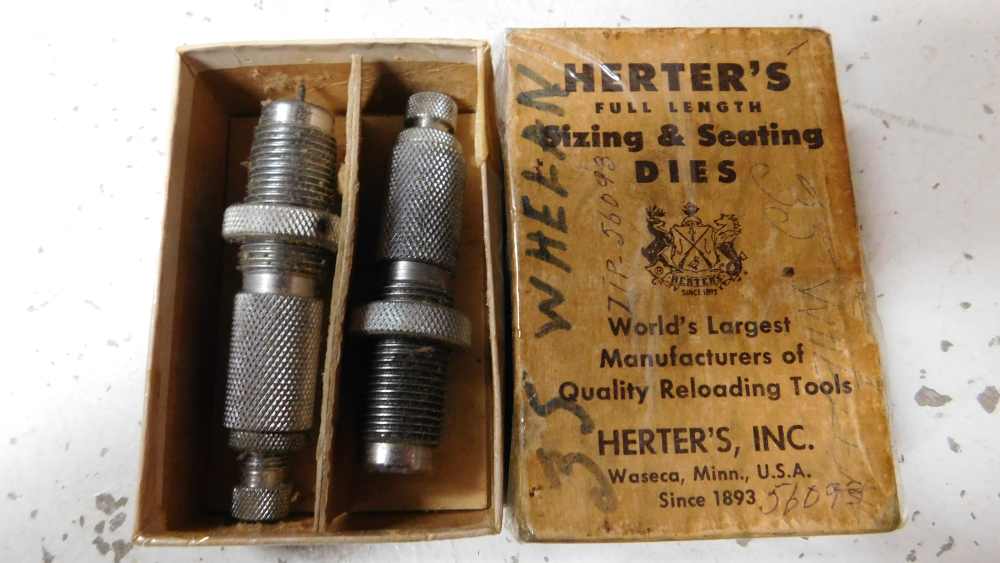 VINTAGE Herter's 35 Whelen Dies in Original Box-img-0