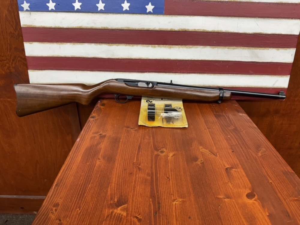 1977 Ruger 44 Carbine VG Cond - 18" 44 MAG w/ Vintage Scope rings-img-0