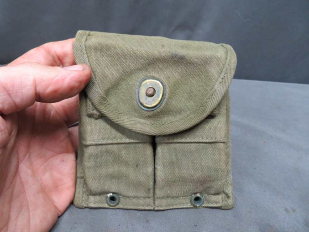 2 US MILITARY M1 CARBINE MAGAZINES W/ POUCH-INLAND & UNION HARDWARE-img-16