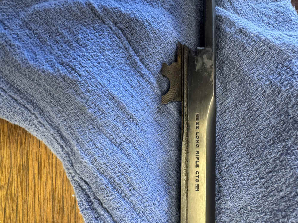 SMITH AND WESSON MODEL 41 5 INCH BARREL, ADJ SITES, TARGET CROWN, .22 LR.-img-8