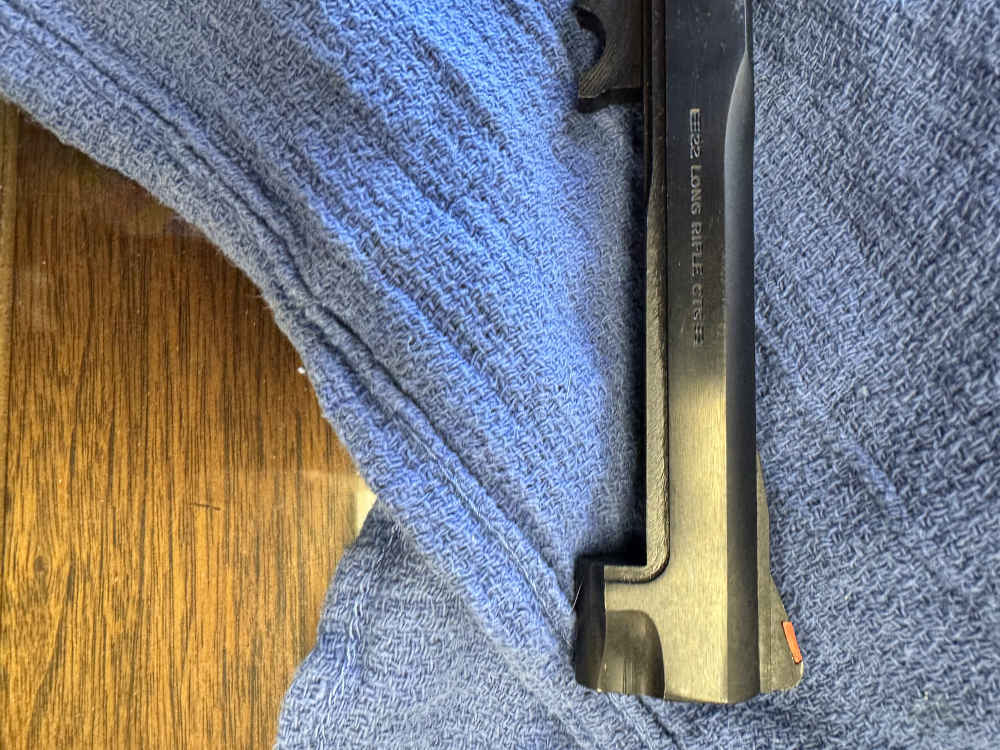 SMITH AND WESSON MODEL 41 5 INCH BARREL, ADJ SITES, TARGET CROWN, .22 LR.-img-7