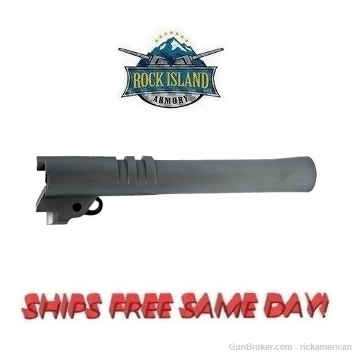 Rock Island 1911 Govt 5" FS BARREL for 40S&W, Ramped, Bull 4001RBMA-A-NS-img-0