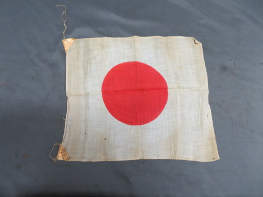 WWII JAPANESE HINOMARU MEATBALL FLAG-ORIGINAL-RIFLE SIZE-img-4