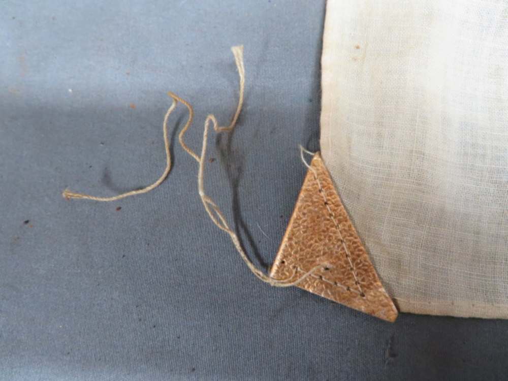 WWII JAPANESE HINOMARU MEATBALL FLAG-ORIGINAL-RIFLE SIZE-img-1