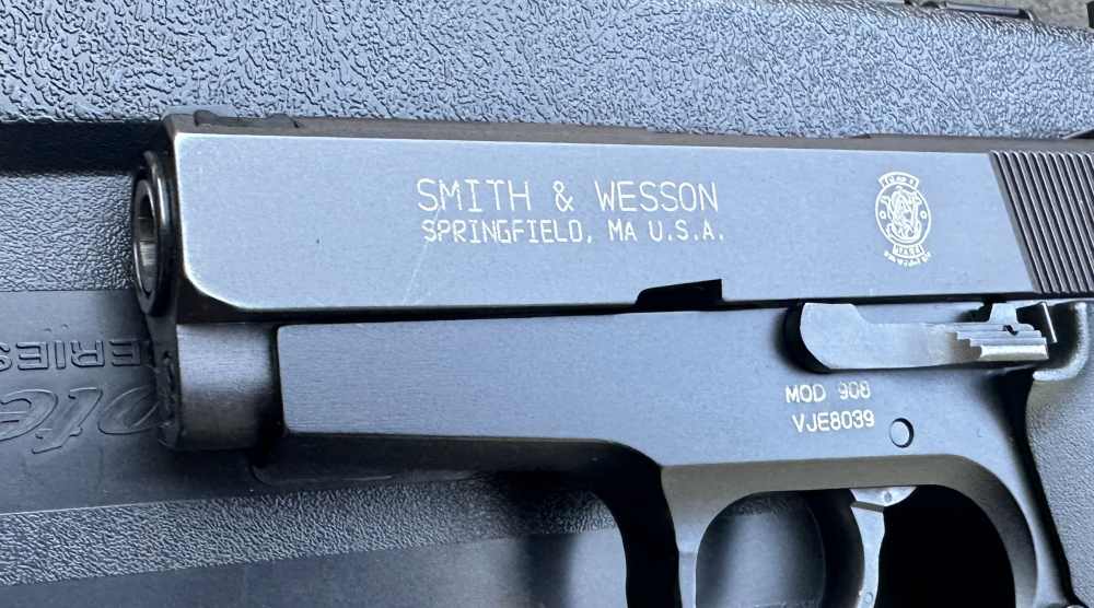 S&W 908 Compact Lightweight 9mm 8-round Pistol, Metal Frame, 2002-img-7
