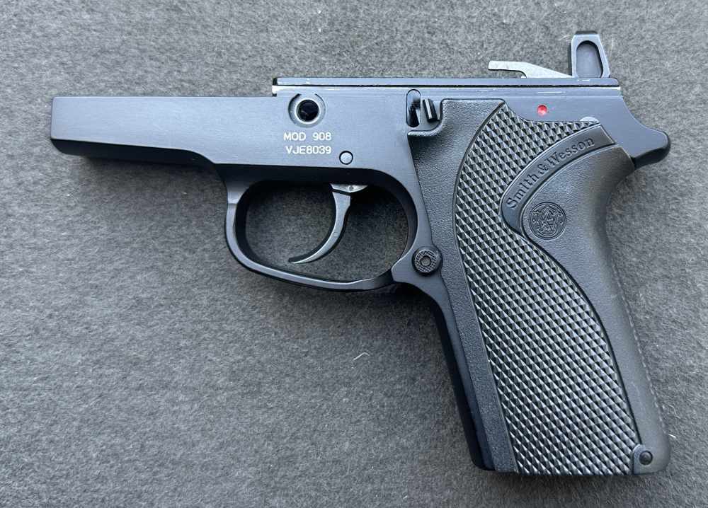 S&W 908 Compact Lightweight 9mm 8-round Pistol, Metal Frame, 2002-img-29