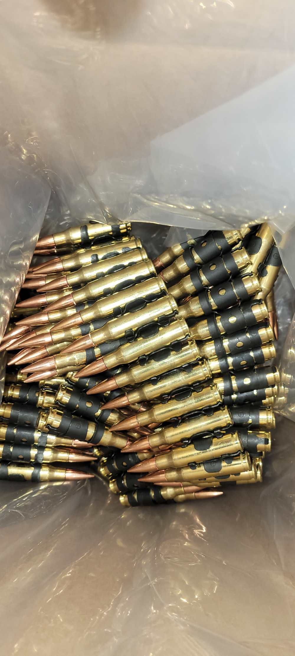 7.62x51 Belted Ammo Ammunition 500 rds. M80 FMJ 147gr Ships Flat Rate-img-2