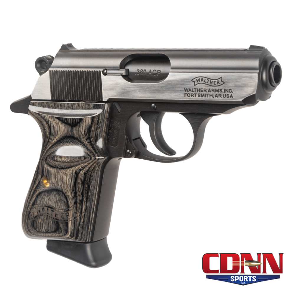 Walther PPK/S 380 ACP Two Tone Grey Laminate Grip Pistol NEW in Deluxe Case-img-0