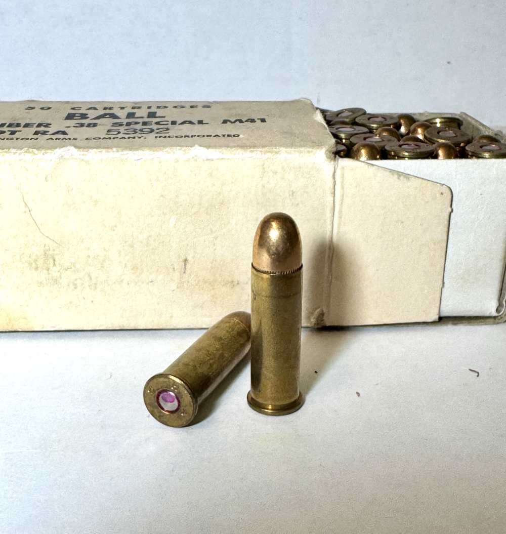 Scarce Remington M41 Military Issue 38 Special Ammo 43 Rounds 1967 -img-2