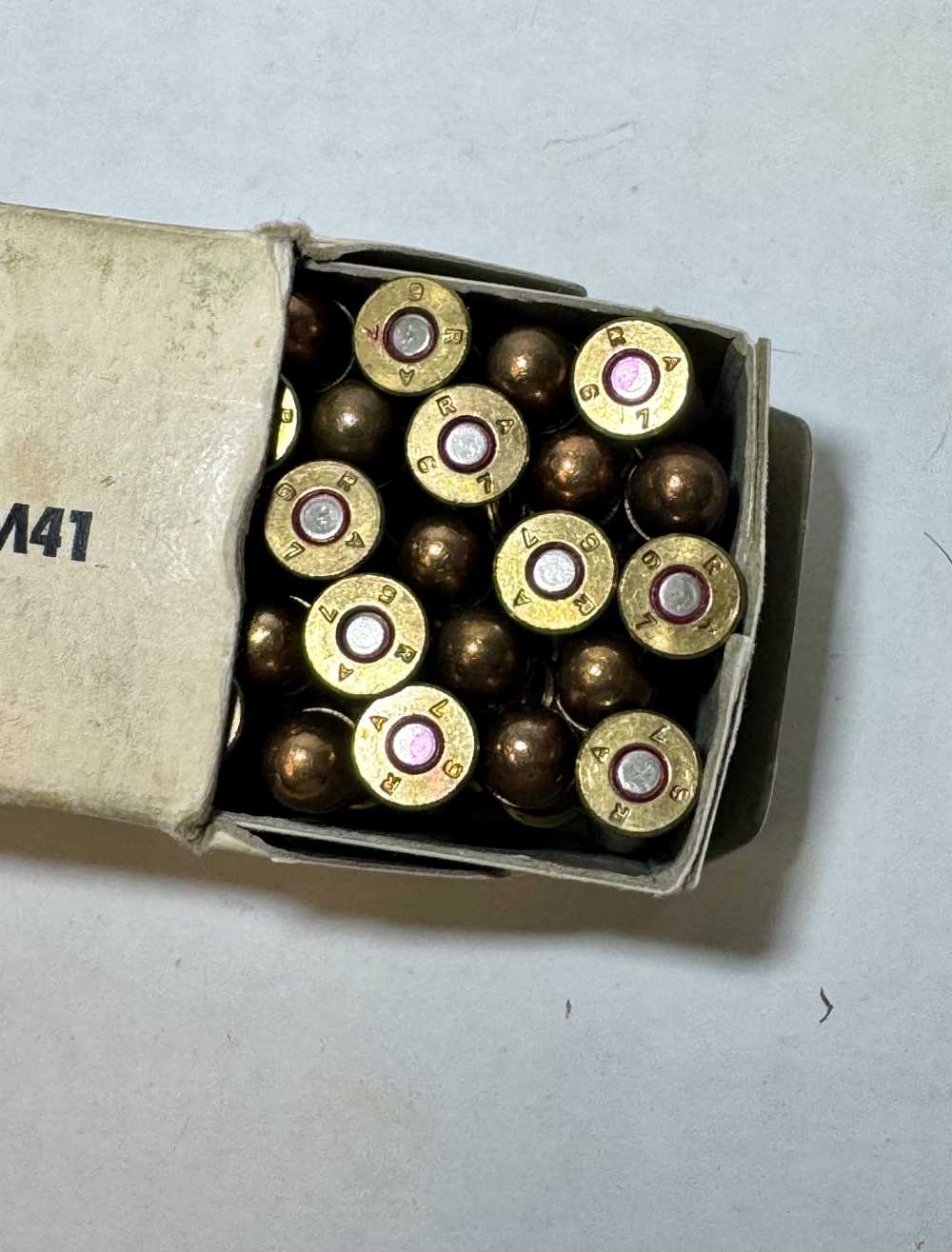 Scarce Remington M41 Military Issue 38 Special Ammo 43 Rounds 1967 -img-1