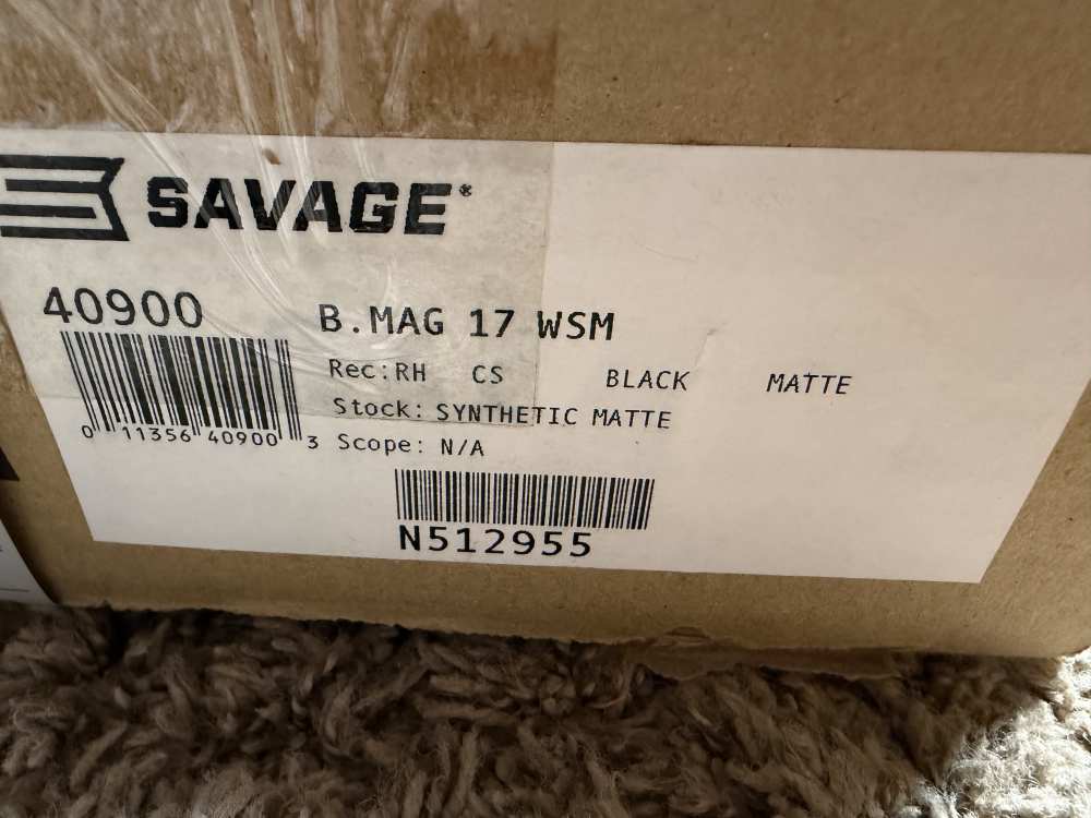 NIB Savage b mag 17 wsm synthetic blued NICE! Trades!-img-9