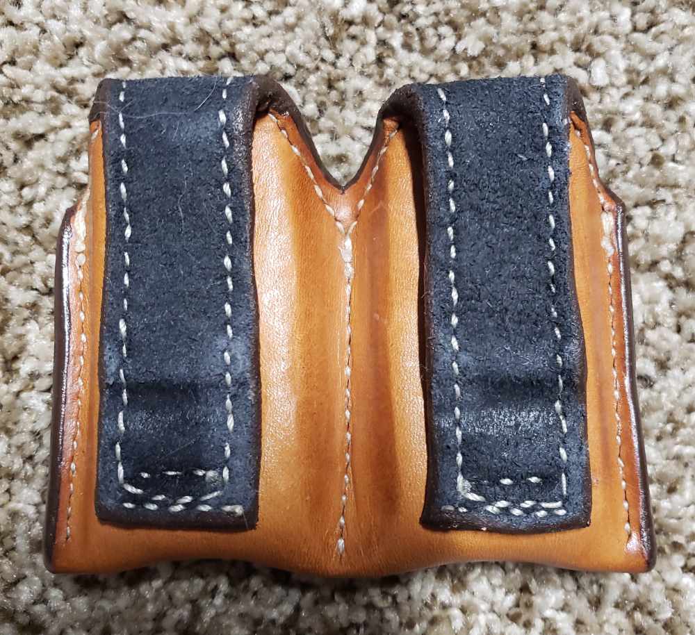 Leather Dual 1911 Magazine Holder-img-2